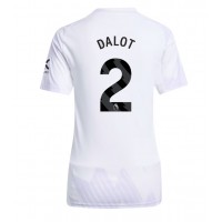 Manchester United Diogo Dalot #2 Vonkajší Ženy futbalový dres 2025-26 Krátky Rukáv